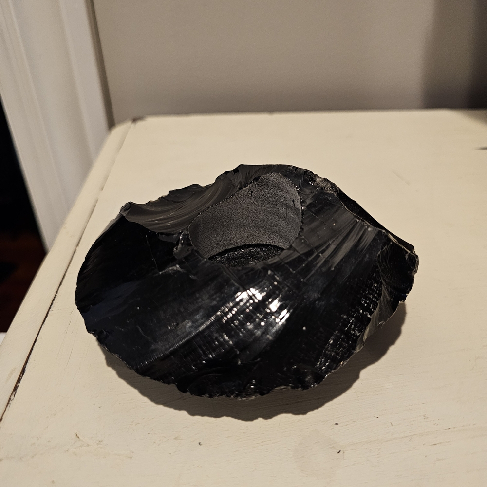 Black Obsidian Bowl